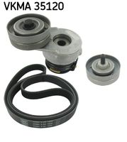 SKF VKMA35120 - Juego de correas trapeciales poli V