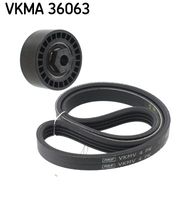 SKF VKMA36063 - Juego de correas trapeciales poli V