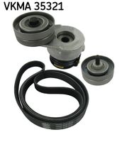 SKF VKMA35321 - Juego de correas trapeciales poli V