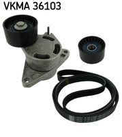 SKF VKMA36103 - Juego de correas trapeciales poli V