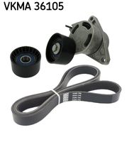 SKF VKMA36105 - Juego de correas trapeciales poli V