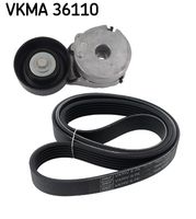 SKF VKMA36110 - Juego de correas trapeciales poli V