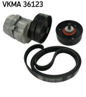 SKF VKMA36123 - Juego de correas trapeciales poli V