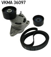 SKF VKMA36097 - Juego de correas trapeciales poli V