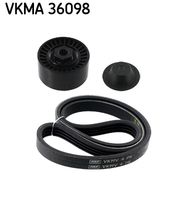 SKF VKMA36098 - Juego de correas trapeciales poli V