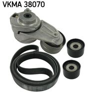 SKF VKMA38070 - Juego de correas trapeciales poli V