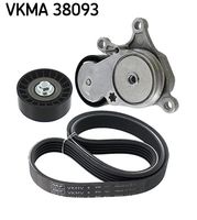 SKF VKMA38093 - Juego de correas trapeciales poli V