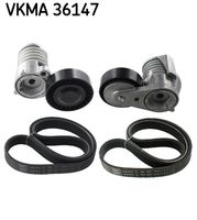 SKF VKMA36147 - nº de motor desde: 4293285<br>Longitud [mm]: 847<br>cant. correas: 1<br>Número de dientes: 5<br>Rodillos incluidos: 1<br>Peso [kg]: 0,910<br>