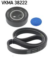 SKF VKMA38222 - Juego de correas trapeciales poli V