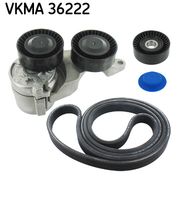 SKF VKMA36222 - Juego de correas trapeciales poli V