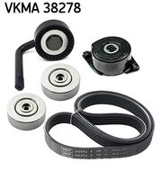 SKF VKMA38278 - Juego de correas trapeciales poli V