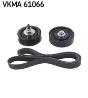 SKF VKMA61066 - Juego de correas trapeciales poli V