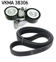 SKF VKMA38306 - Juego de correas trapeciales poli V