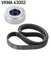 SKF VKMA63002 - Juego de correas trapeciales poli V