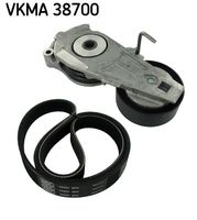 SKF VKMA38700 - Juego de correas trapeciales poli V