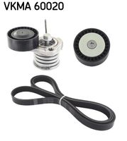 SKF VKMA60020 - Juego de correas trapeciales poli V