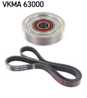 SKF VKMA63000 - Juego de correas trapeciales poli V