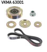 SKF VKMA63001 - Juego de correas trapeciales poli V