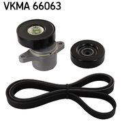 SKF VKMA66063 - Juego de correas trapeciales poli V