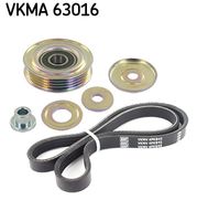 SKF VKMA63016 - Juego de correas trapeciales poli V