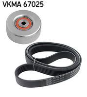 SKF VKMA67025 - Juego de correas trapeciales poli V