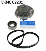 SKF VKMC02201 - Bomba de agua + kit correa distribución