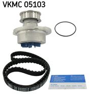 SKF VKMC05103 - Bomba de agua + kit correa distribución