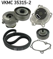 SKF VKMC353152 - Bomba de agua + kit de correa poli V