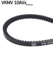 SKF VKMV10AVX775 - Longitud [mm]: 1088<br>Ancho [mm]: 13<br>Color: negro<br>Long. ext. [mm]: 1103<br>Material de las correas: Policloropreno (Neopreno)<br>Material de las bielas: PA (poliamida)<br>