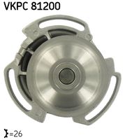 SKF VKPC81200 - Bomba de agua, refrigeración del motor