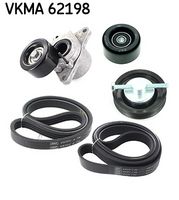 SKF VKMV7PK1732 - Correa trapecial poli V