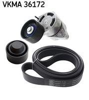 SKF VKMA36141 - Juego de correas trapeciales poli V