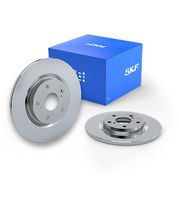 SKF VKBD1012 - Lado de montaje: Eje trasero<br>Número de piezas necesarias: 2<br>País producción vehículo: China<br>Altura [mm]: 67,1<br>Tipo de disco de frenos: macizo<br>Espesor de disco de frenos [mm]: 9<br>Diámetro exterior [mm]: 249<br>Llanta, nº de taladros: 4<br>Artículo complementario / información complementaria 2: con anillo sensor magnético incorporado<br>