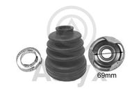 Aslyx AS200441 - Lado de montaje: lado de rueda<br>Diám. int. 1 [mm]: 24<br>Diám. int. 2[mm]: 80<br>Altura [mm]: 120<br>