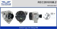 RECOFICIAL REC20101082 - Alternador