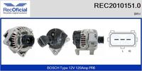 RECOFICIAL REC2010151.0 - Alternador