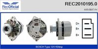 RECOFICIAL REC20101950 - Alternador