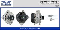 RECOFICIAL REC2010212.0 - Alternador