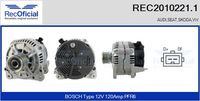 RECOFICIAL REC20102211 - Alternador