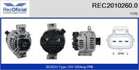 RECOFICIAL 20102600 - Alternador