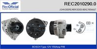 RECOFICIAL 20102900 - Alternador