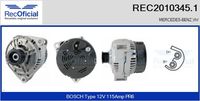 RECOFICIAL REC20103451 - Alternador