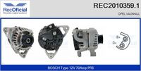 RECOFICIAL REC20103591 - Alternador