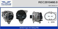 RECOFICIAL 20104600 - Alternador