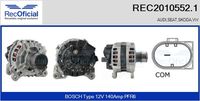 RECOFICIAL REC20105521 - Alternador