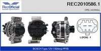 RECOFICIAL 20105861 - Alternador