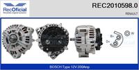 RECOFICIAL REC2010598.0 - Alternador