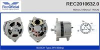 RECOFICIAL 20106320 - Alternador