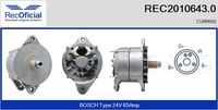 RECOFICIAL REC2010643.0 - Alternador