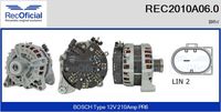 RECOFICIAL 2010A060 - Alternador